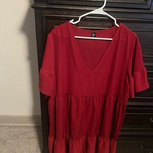 SHEIN Red Dress